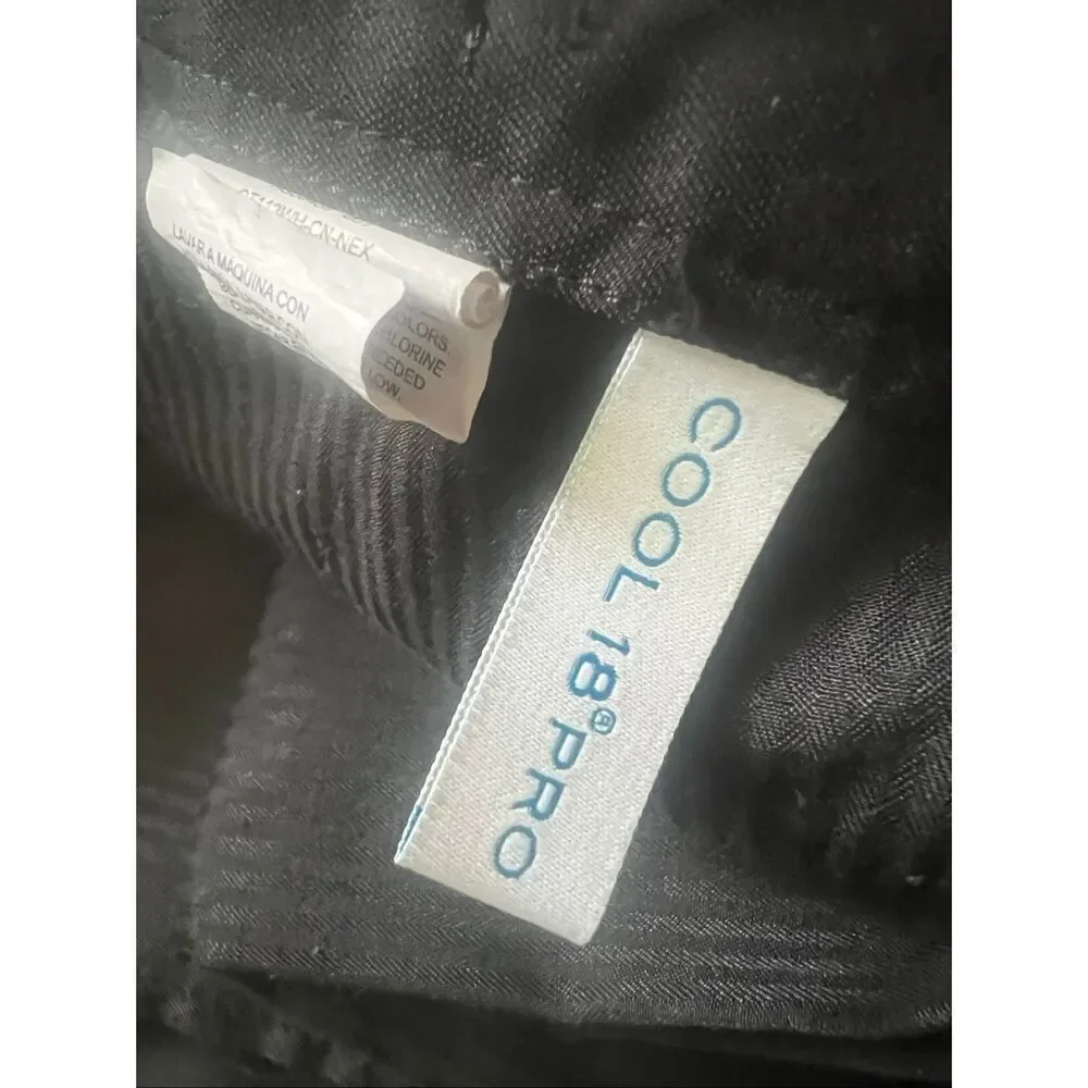 Haggar Black Cool 18 Pro Pleated Front Shorts Men's 40